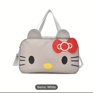 Sanrio Hello Kitty travel bag. Color: White
